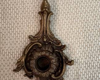 Vintage Rococo Style Brass Wall Sconce
