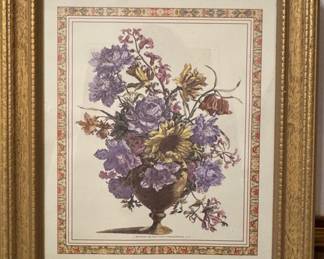 Vintage Botanical Floral Print by Covens & Mortier