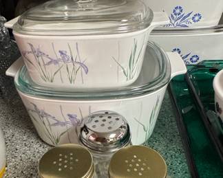 CorningWare Iris Pattern Casserole Set