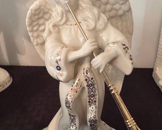 Lenox China Jewels Nativity Angel with Trumpet