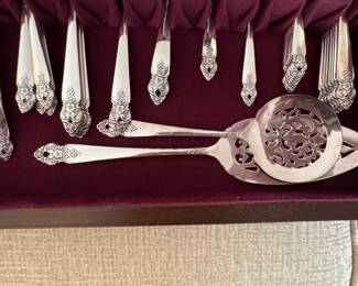 Vintage Silverplate Flatware Set in Prestige Plate Chest