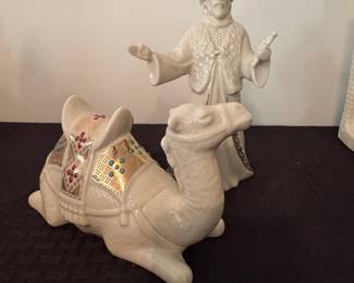 Lenox China Jewels Nativity Camel Master and Laying Camel