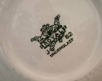 Royal China Blue Floral Transferware Plates
