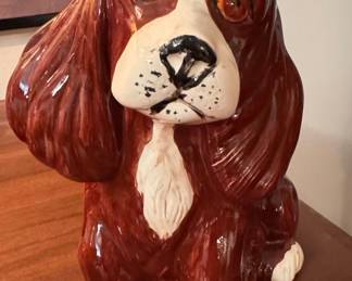 Vintage Ceramic Cavalier King Charles Spaniel Figurine