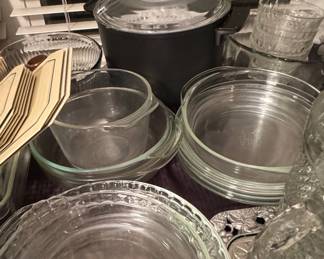 Vintage Mixed Glass Kitchenware Collection