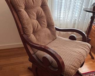 Vintage Wooden Glider Rocker