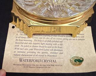 Waterford Crystal Hurricane Lamp