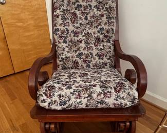 Vintage Wooden Glider Rocker