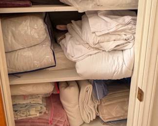 Assorted Vintage and Modern Household Linens Collection