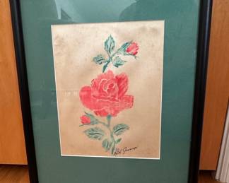 Ruth Jessup Floral Watercolor Painting