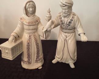 Lenox China Jewels Nativity Figurines (Dove Seller and Companion)