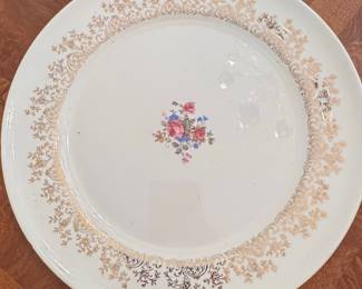 Limoges English Rose S388-UD Dinner Plate
