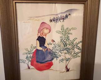 Vintage Josette Suzanne Boland Framed Print