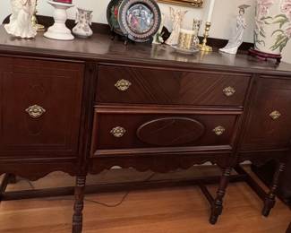 Vintage Federal Revival Mahogany Buffet