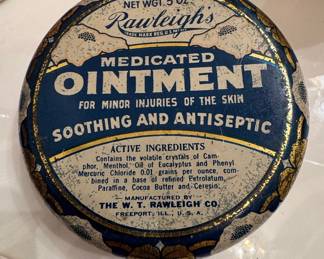 Vintage Rawleigh's Medicated Ointment Tin