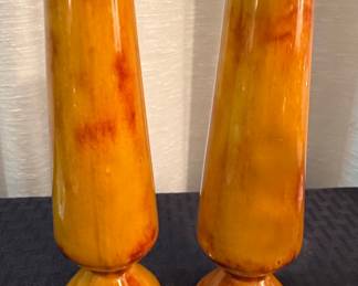 Mid-Century Modern Ceramic Bud Vases