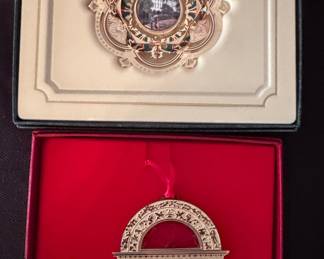 White House Historical Association Christmas Ornament and Member's Mark Ornament Set