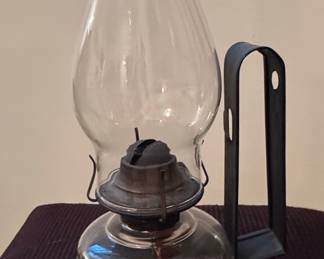 Vintage Chamber Oil Lamp