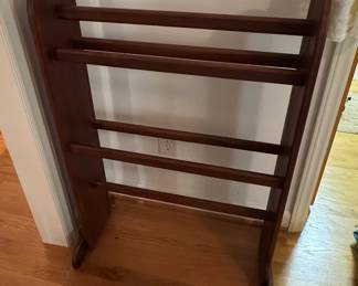 Vintage Wooden Quilt Rack