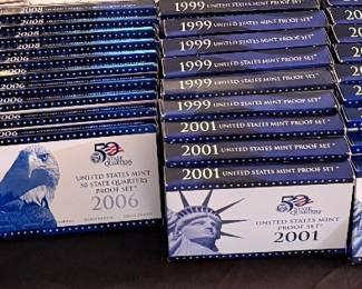 LOT 2 – UNCIRCULATED & U.S. MINT COIN COLLECTION Blind Highest & Best Offer. All LOT 2 photos sold as one lot. Offer due October 17 by 3 PM. Must specify LOT 2.