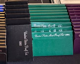 LOT 2 – UNCIRCULATED & U.S. MINT COIN COLLECTION Blind Highest & Best Offer. All LOT 2 photos sold as one lot. Offer due October 17 by 3 PM. Must specify LOT 2.