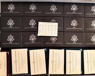 LOT 2 – UNCIRCULATED & U.S. MINT COIN COLLECTION Blind Highest & Best Offer. All LOT 2 photos sold as one lot. Offer due October 17 by 3 PM. Must specify LOT 2.