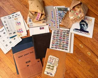 STAMP COLLECTION – FULL LOT Blind Highest & Best Offer. All stamp photos sold together as ONE LOT. Offer due October 17 by 3 PM. Must specify STAMP COLLECTION.