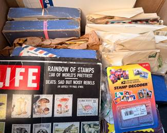 STAMP COLLECTION – FULL LOT Blind Highest & Best Offer. All stamp photos sold together as ONE LOT. Offer due October 17 by 3 PM. Must specify STAMP COLLECTION.