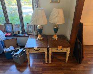 End Tables and Lamps 