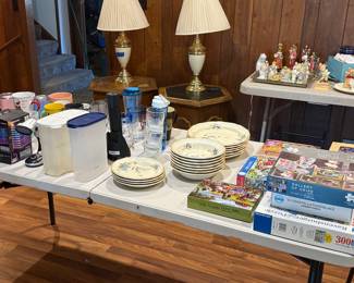 Dishes, Glassware, Misc Household 