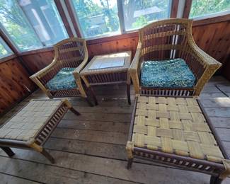 Outdoor Wicker Set