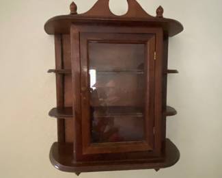 Vintage curio cabinet