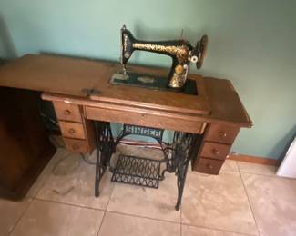 Vintage sewing table with the pedal $1800 or best offer