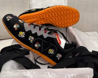 Valentino Beaded Flowers size 38 Sneakers $850 obo