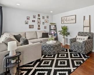 I posted Sectional rug chair and large ottoman