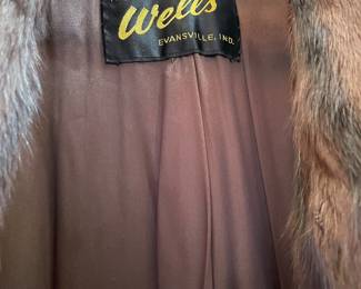 The Wells Mink Real Fur Coat