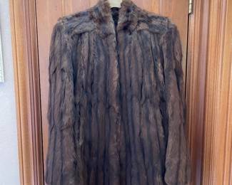 The Wells Mink Real Fur Coat