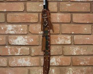Guatemalan Souvenir Machete with Leather Scabbard