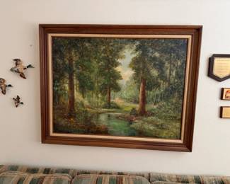 Thera Case Oil on Canvas Landscape Painting