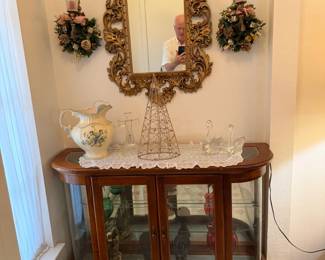 Curved Glass Display Cabinet