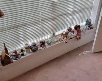 Assorted Decorative Collectibles and Porcelain Dolls
