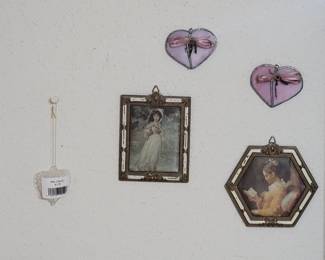 Collection of Vintage Decorative Wall Art and Ornaments