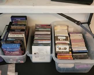Collection of Vintage Southern Gospel Cassette Tapes and Media