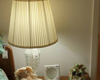 Cut Glass Table Lamp