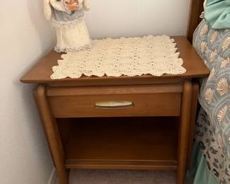 MidCentury Modern Walnut Nightstand by Henredon