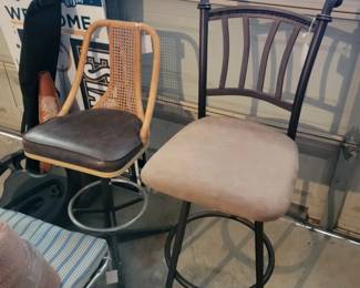 Set of Two Contemporary Bar Stools