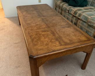 MidCentury Modern Burl Wood Coffee Table