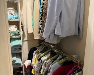 Assorted Womens Clothing and Closet Contents