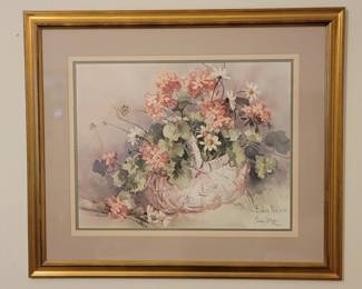 Barbara Mock Floral Watercolor Print