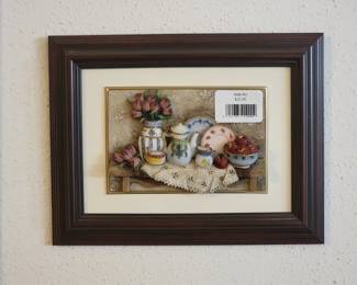 Vintage A. Richesco D Kitchen Still Life Wall Art